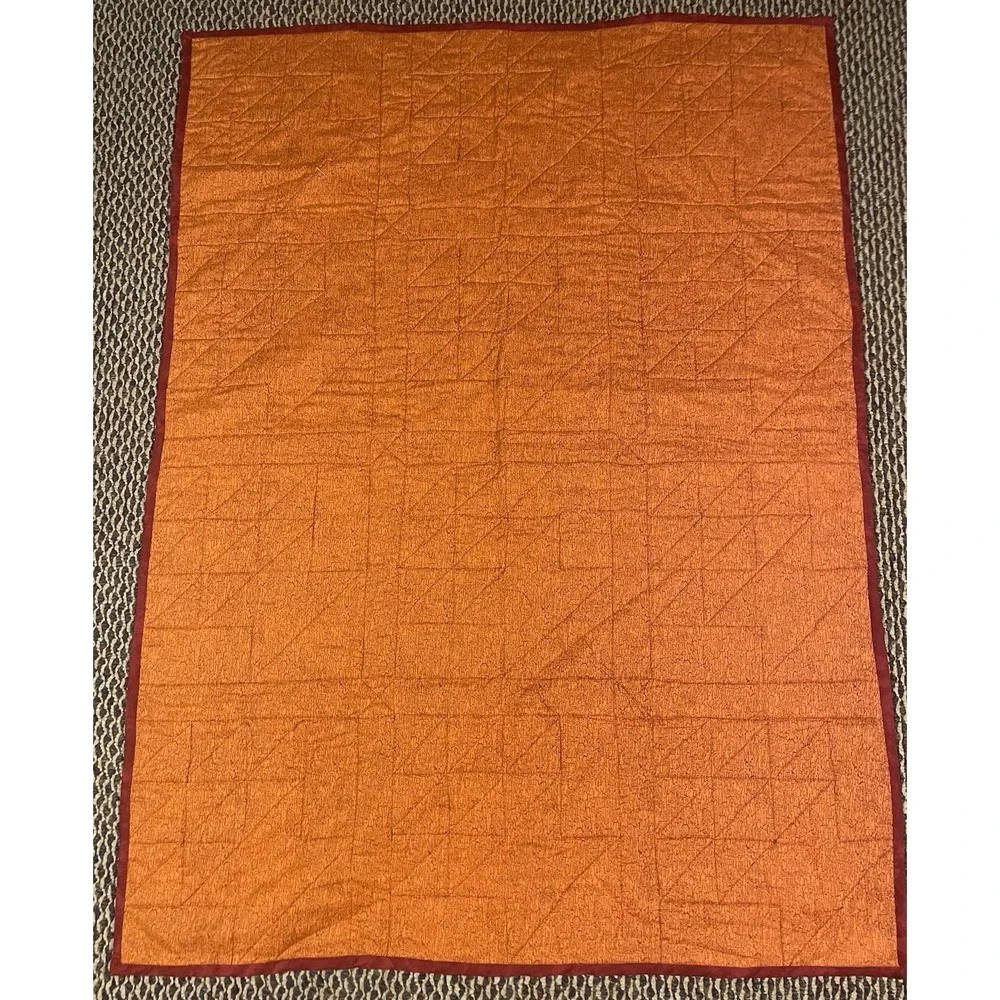 Handmade Bear Paw Quilt Blanket Quilted Autumn Fall Peanuts Snoopy 39
